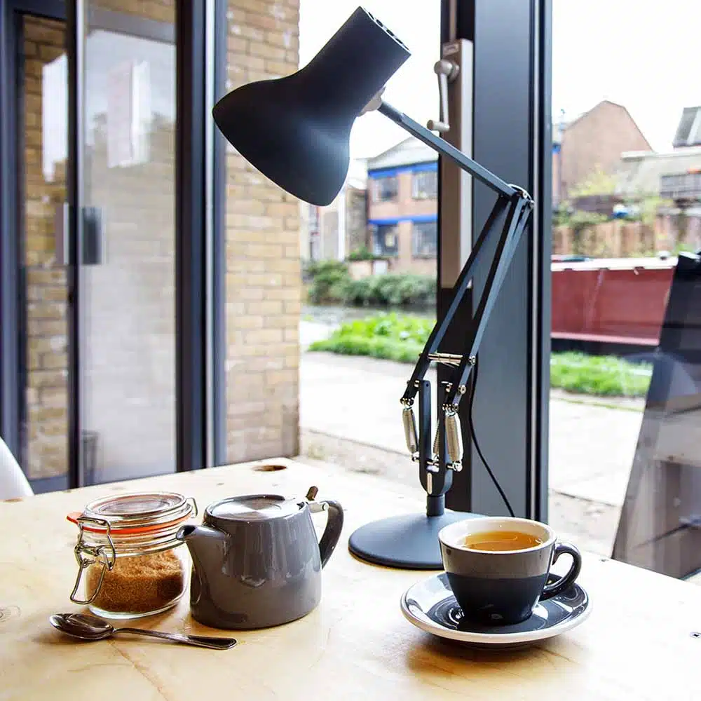 Anglepoise Light - Type 75 Mini Desk Lamp Slate Grey - Slate Grey Finish - Arms and Aluminium Shade