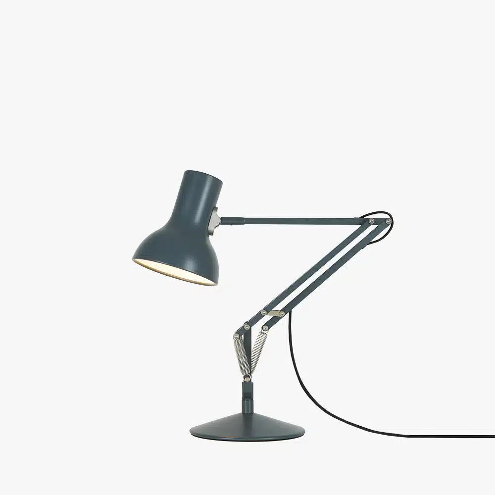 Anglepoise Light - Type 75 Mini Desk Lamp Slate Grey - Slate Grey Finish - Arms and Aluminium Shade