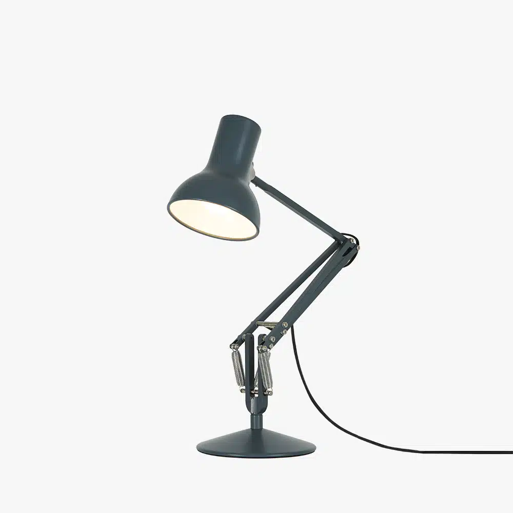 Anglepoise Light - Type 75 Mini Desk Lamp Slate Grey - Slate Grey Finish - Arms and Aluminium Shade