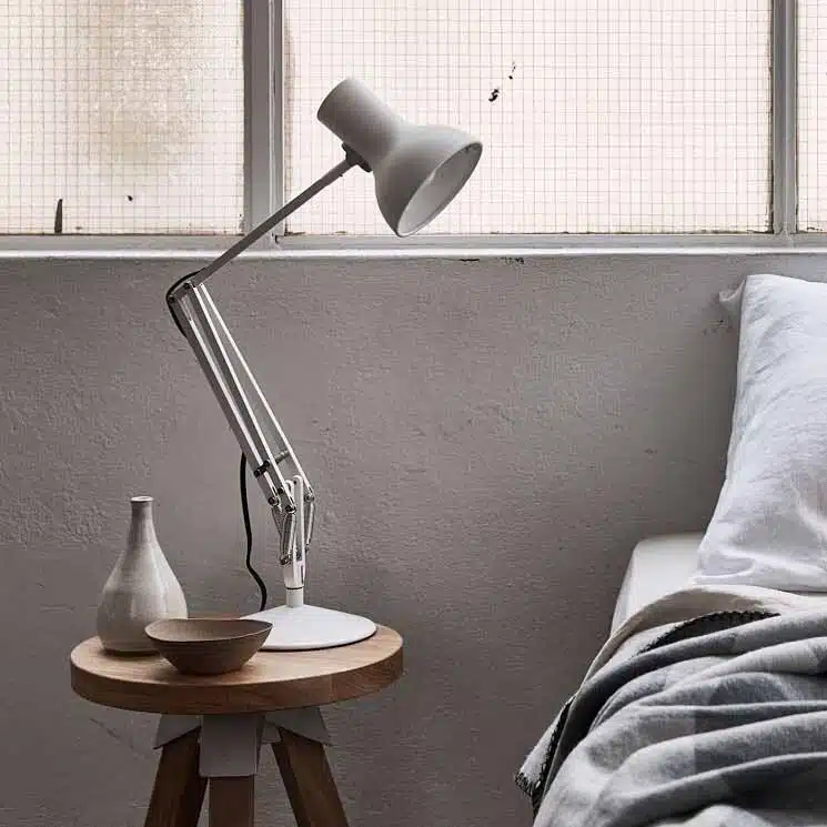 Anglepoise Light - Type 75 Mini Desk Lamp Alpine White - Alpine White Finish - Arms and Aluminium Shade