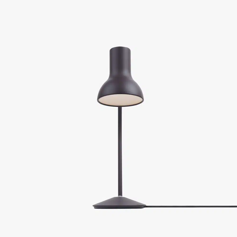 Anglepoise Light - Type 75 Mini Table Lamp Black Umber - Black Umber Finish - Aluminium Shade and Base Cover