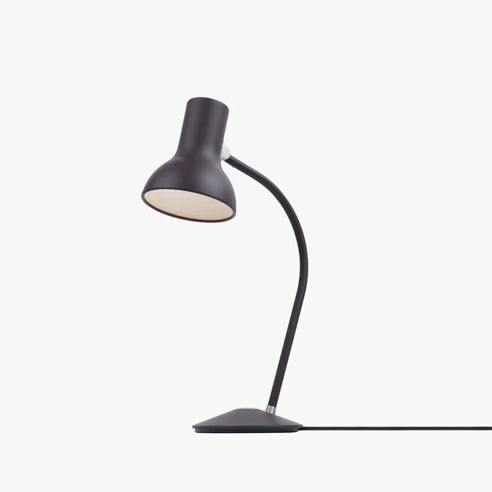 Anglepoise Light - Type 75 Mini Table Lamp Black Umber - Black Umber Finish - Aluminium Shade and Base Cover