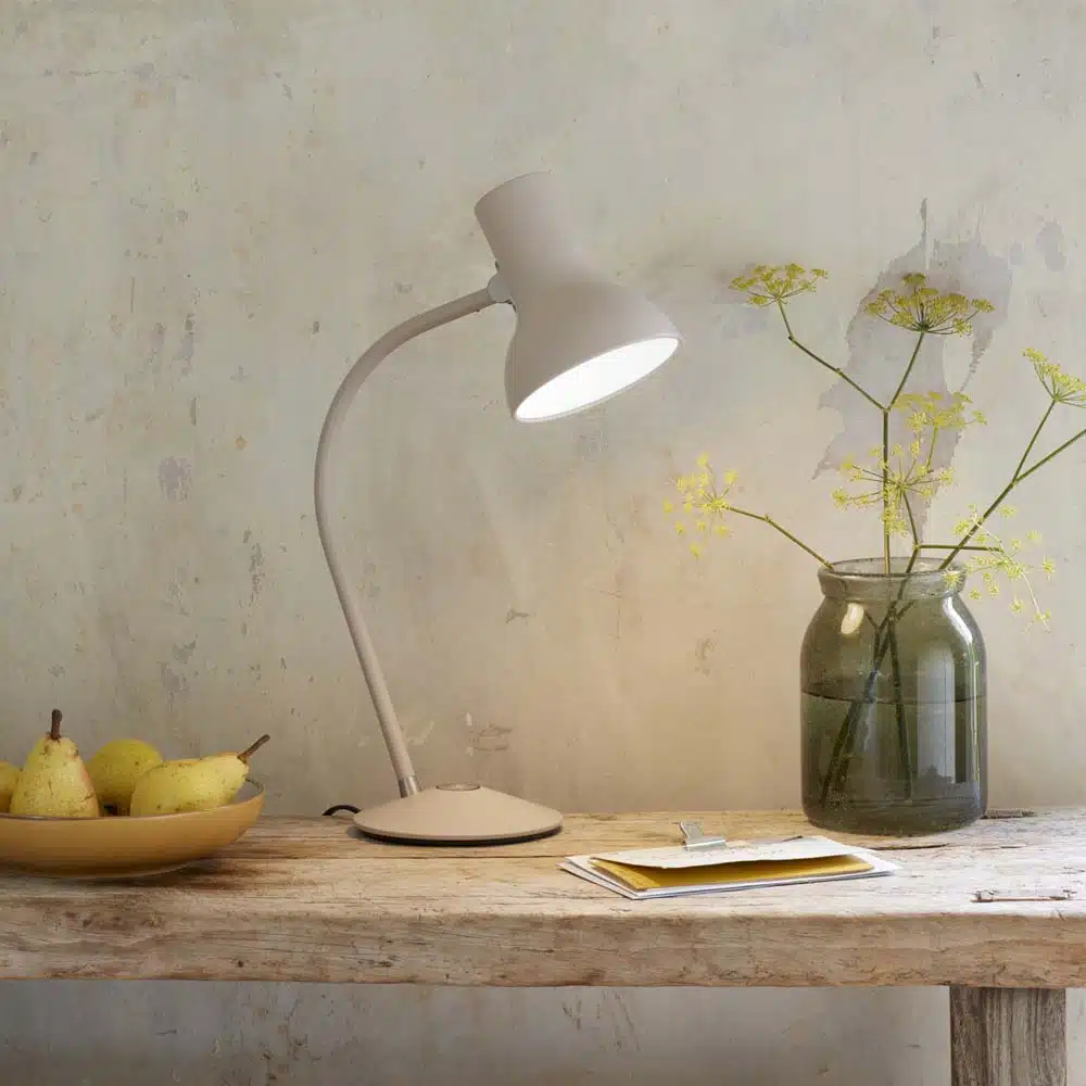 Anglepoise Light - Type 75 Mini Table Lamp Mole Grey - Mole Grey Finish - Aluminium Shade and Base Cover
