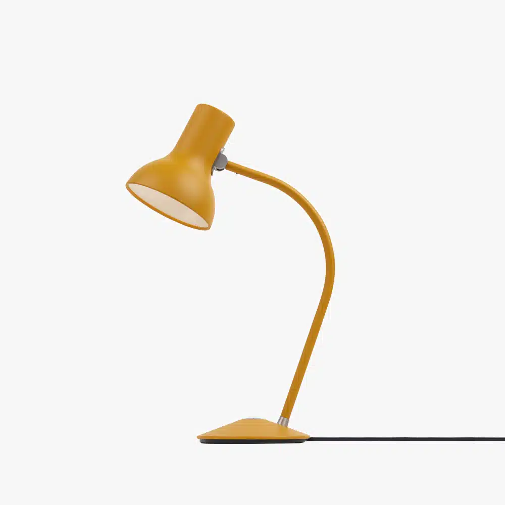 Anglepoise Light - Type 75 Mini Table Lamp Turmeric Gold - Turmeric Gold Finish - Aluminium Shade and Base Cover