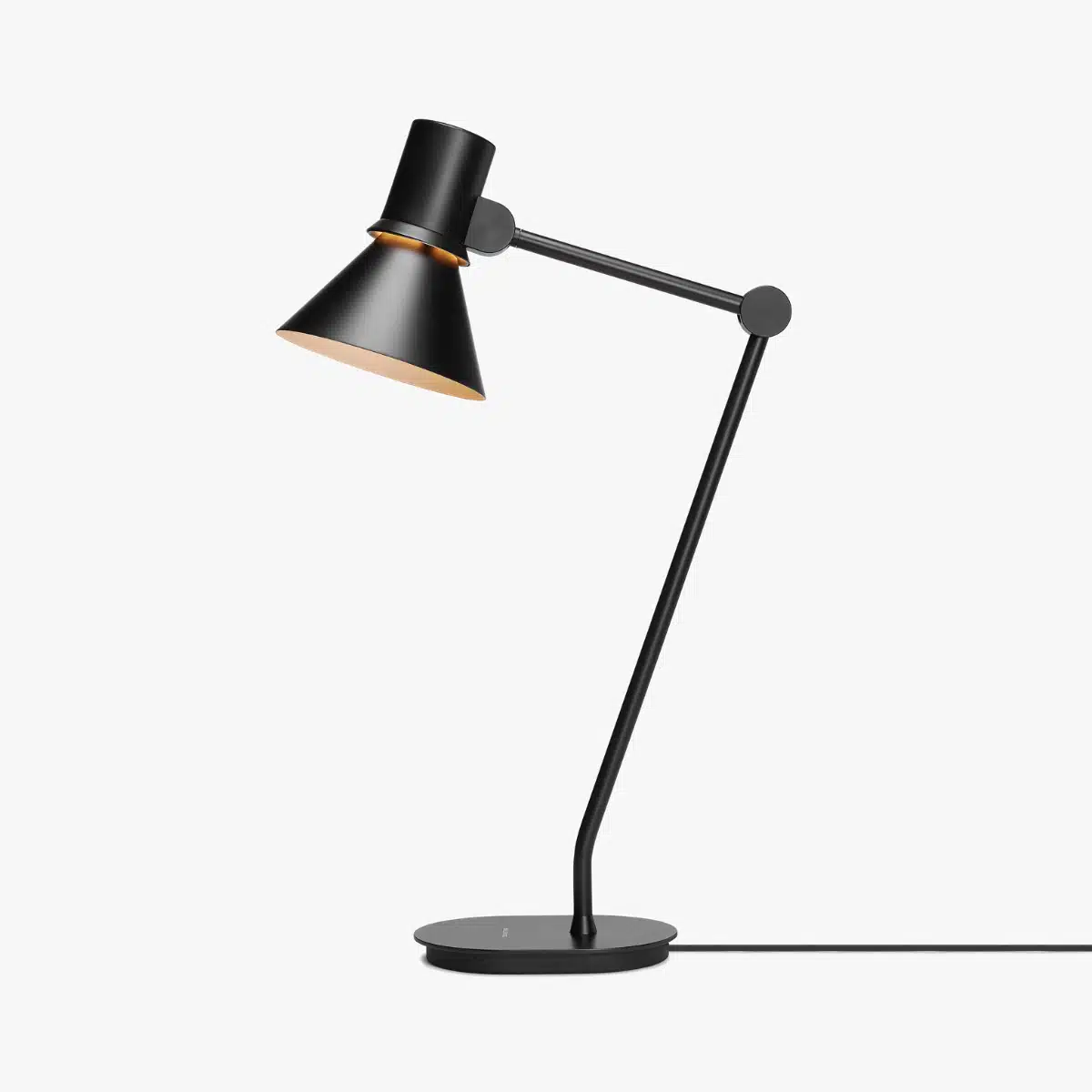 Anglepoise Light - Type 80 Table Lamp Matte Black - Matte Black Finish - Aluminium Shade