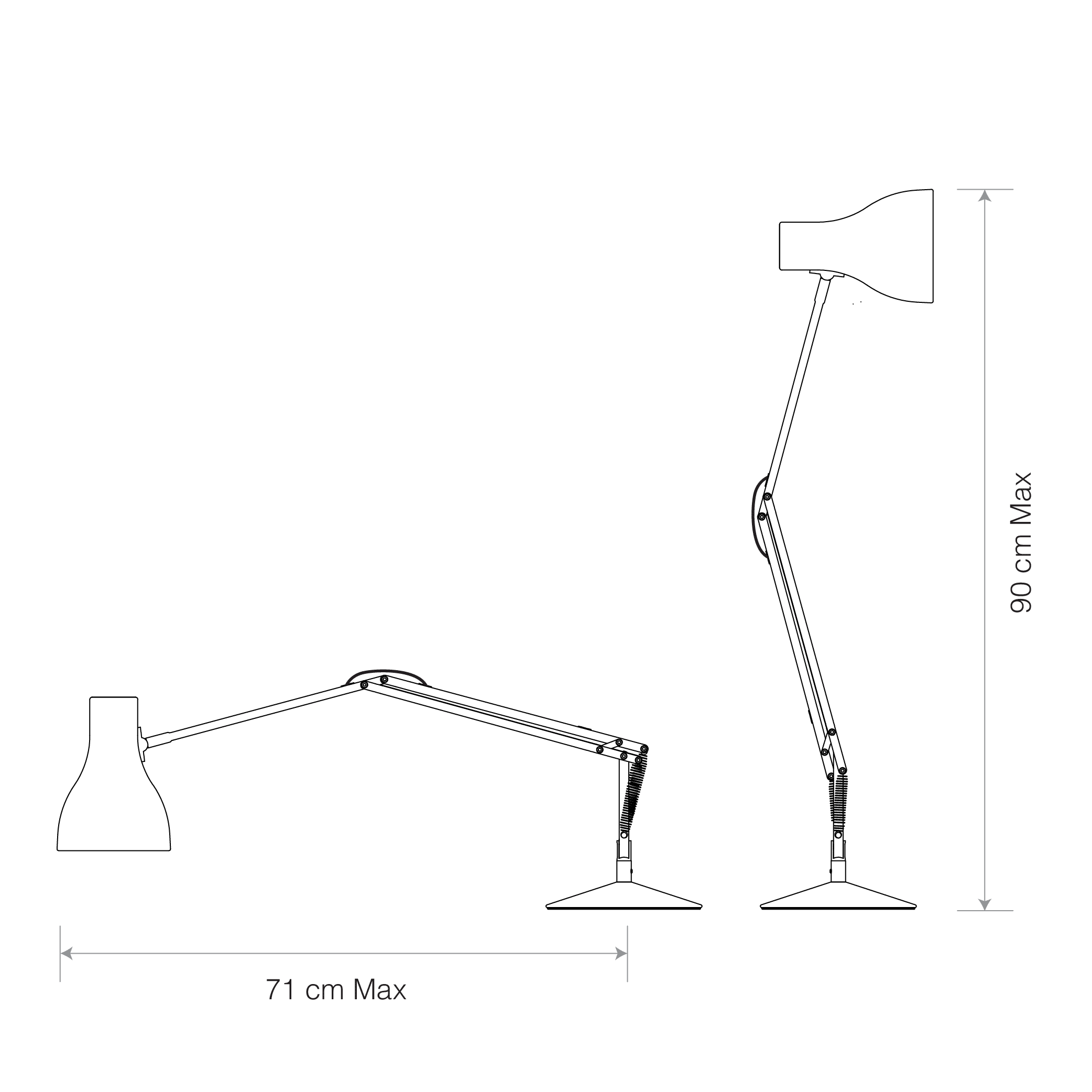 Anglepoise Light - Type 75 Desk Lamp Paul Smith Edition 1 - Paul Smith Edition One Finish - Arms and  Aluminium Shade