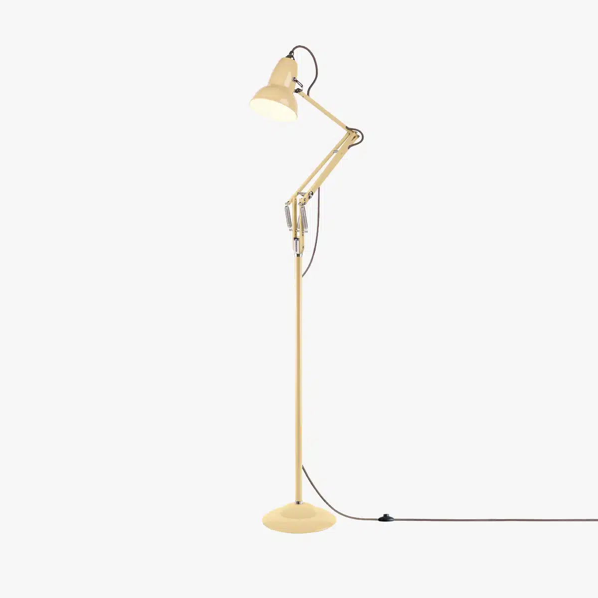 Anglepoise Light - Original 1227 Floor Lamp National Trust Edition Buttermilk Yellow - Buttermilk Yellow Finish - Aluminium Shade