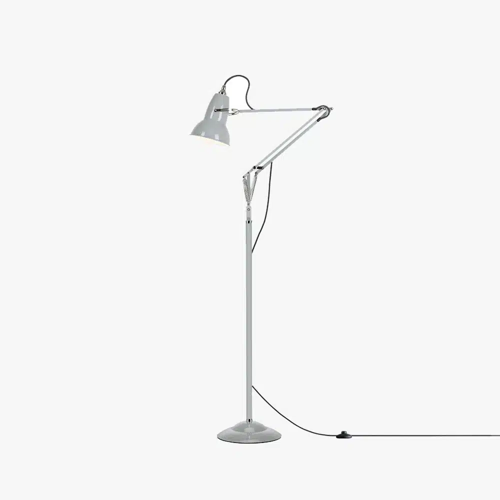 Anglepoise Light - Original 1227 Floor Lamp Dove Grey - Dove Grey Finish - Aluminium Shade