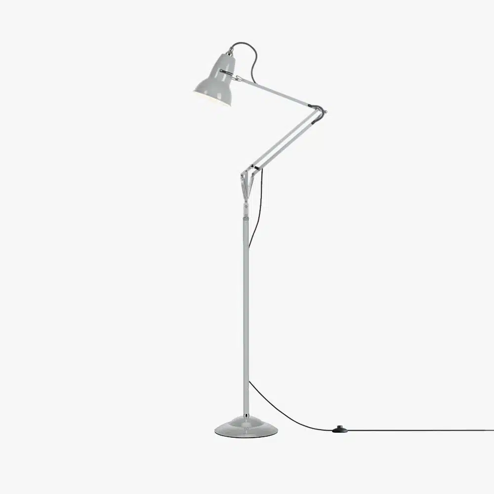 Anglepoise Light - Original 1227 Floor Lamp Dove Grey - Dove Grey Finish - Aluminium Shade