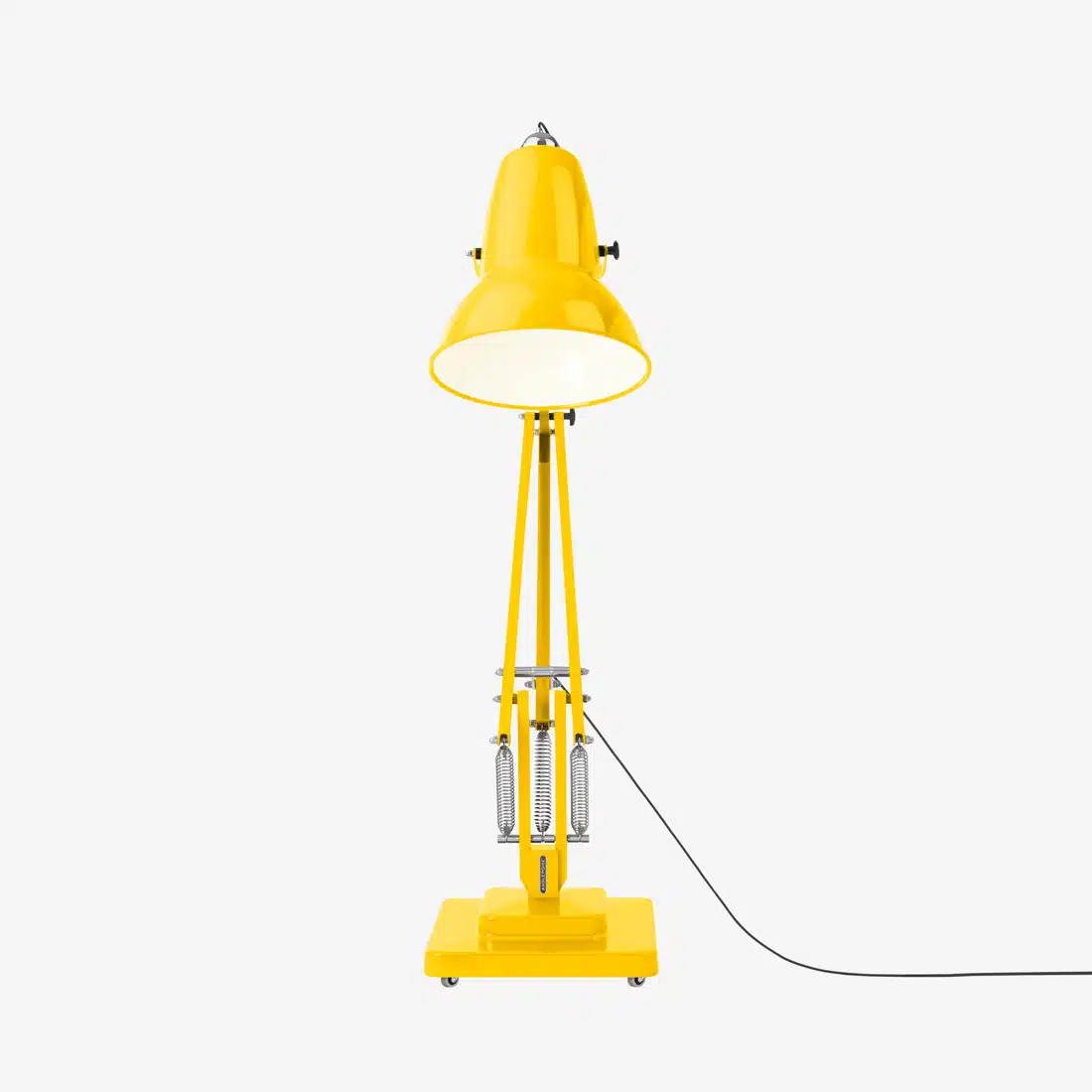 Anglepoise Light - Original 1227 Giant Floor Lamp Citrus Yellow - Citrus Yellow Finish - Aluminium Fork Block Shade