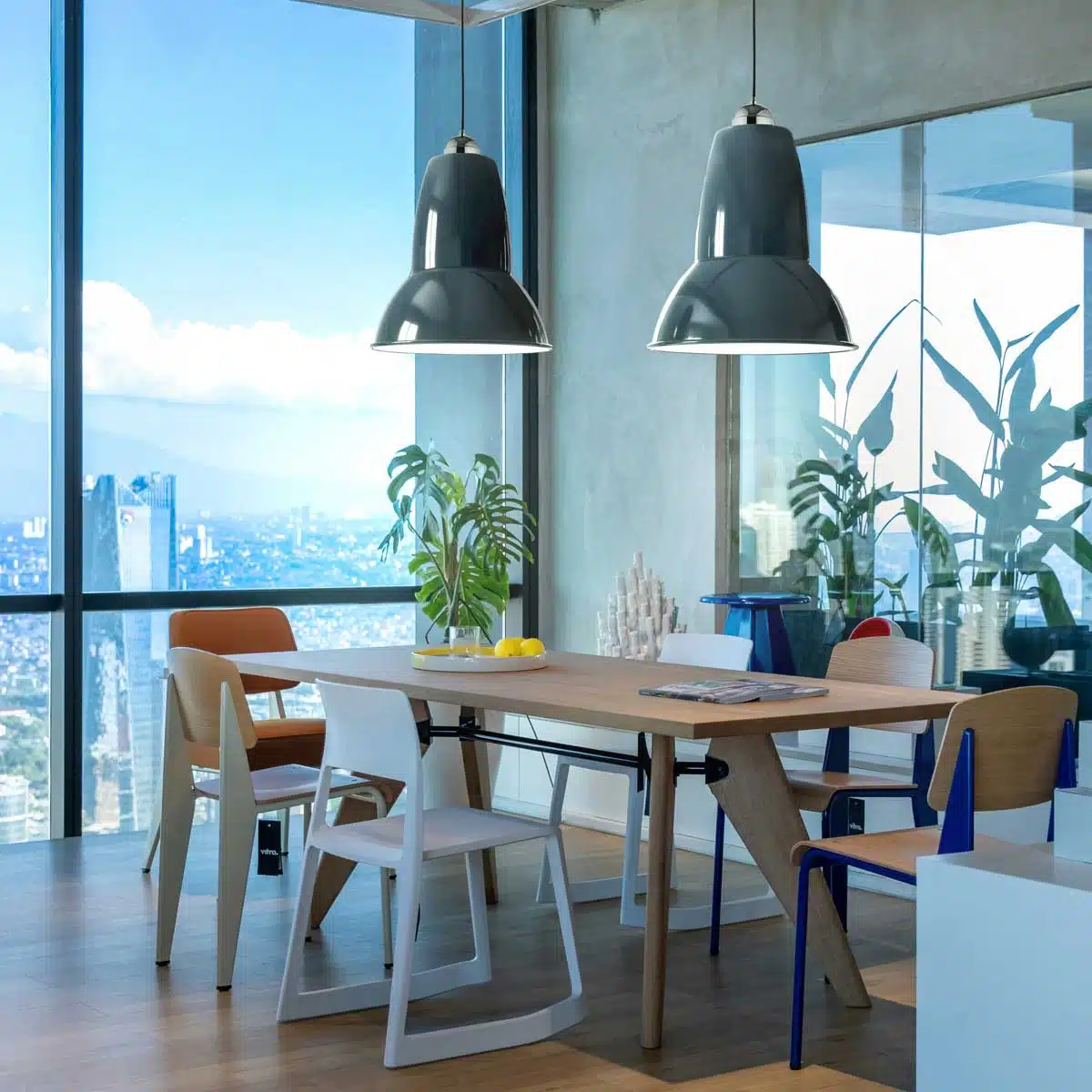 Anglepoise Light - Original 1227 Giant Pendant Slate Grey - Slate Grey Finish - Aluminium Shade