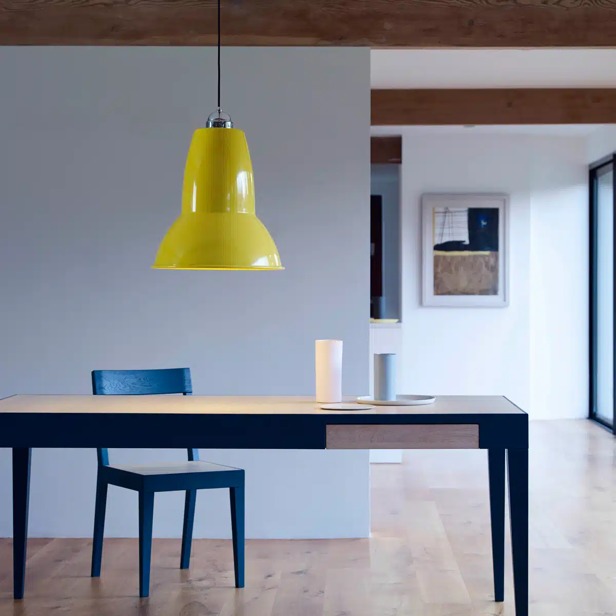 Anglepoise Light - Original 1227 Giant Pendant Citrus Yellow - Citrus Yellow Finish - Aluminium Shade