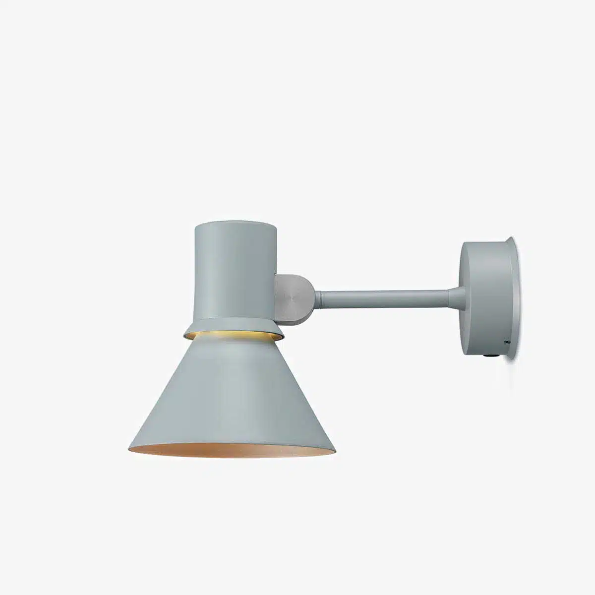 Anglepoise Light - Type 80 W1 Wall Light Grey Mist - Grey Mist Finish - Aluminium Shade and Steel Stem