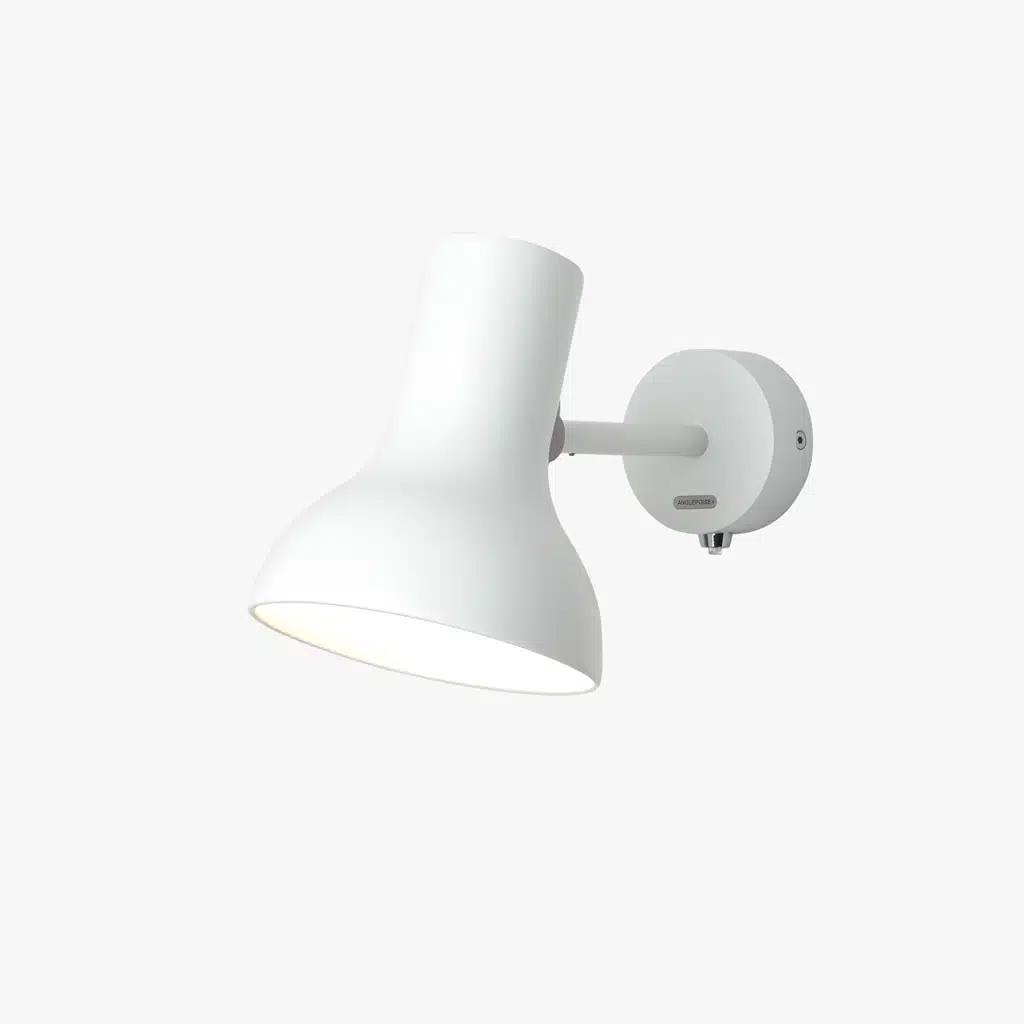 Anglepoise Light - Type 75 Mini Wall Light Alpine White - Alpine White Finish - Aluminium Shade