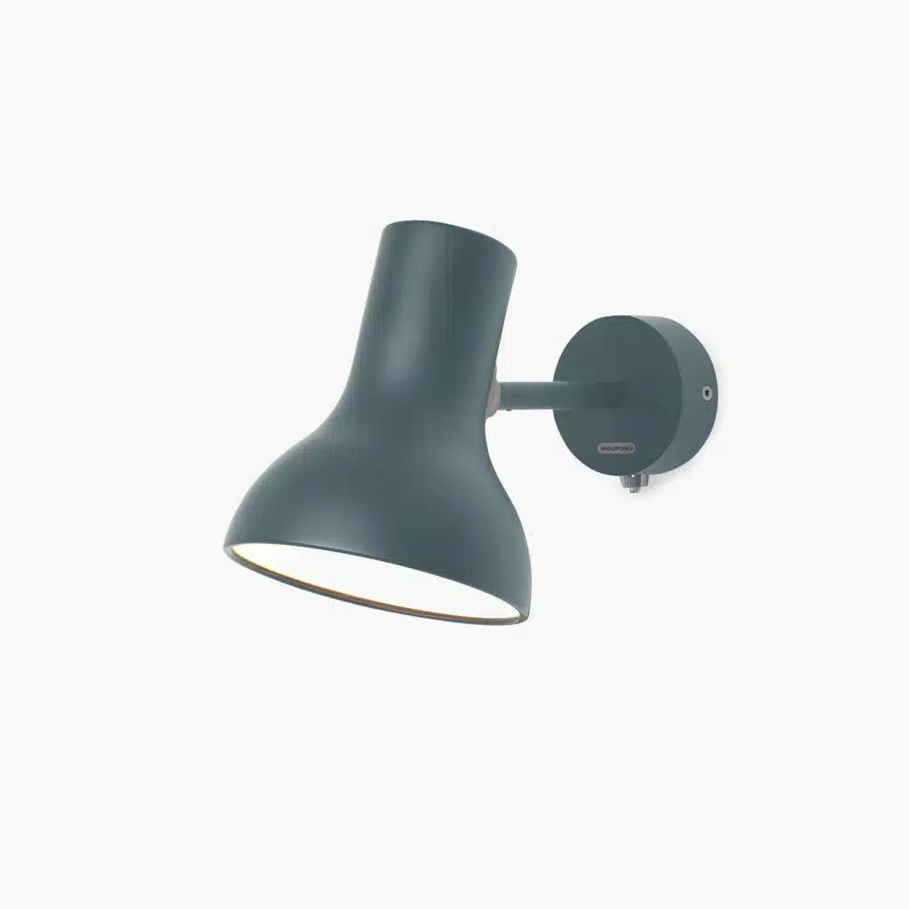 Anglepoise Light - Type 75 Mini Wall Light Slate Grey - Slate Grey Finish - Aluminium Shade