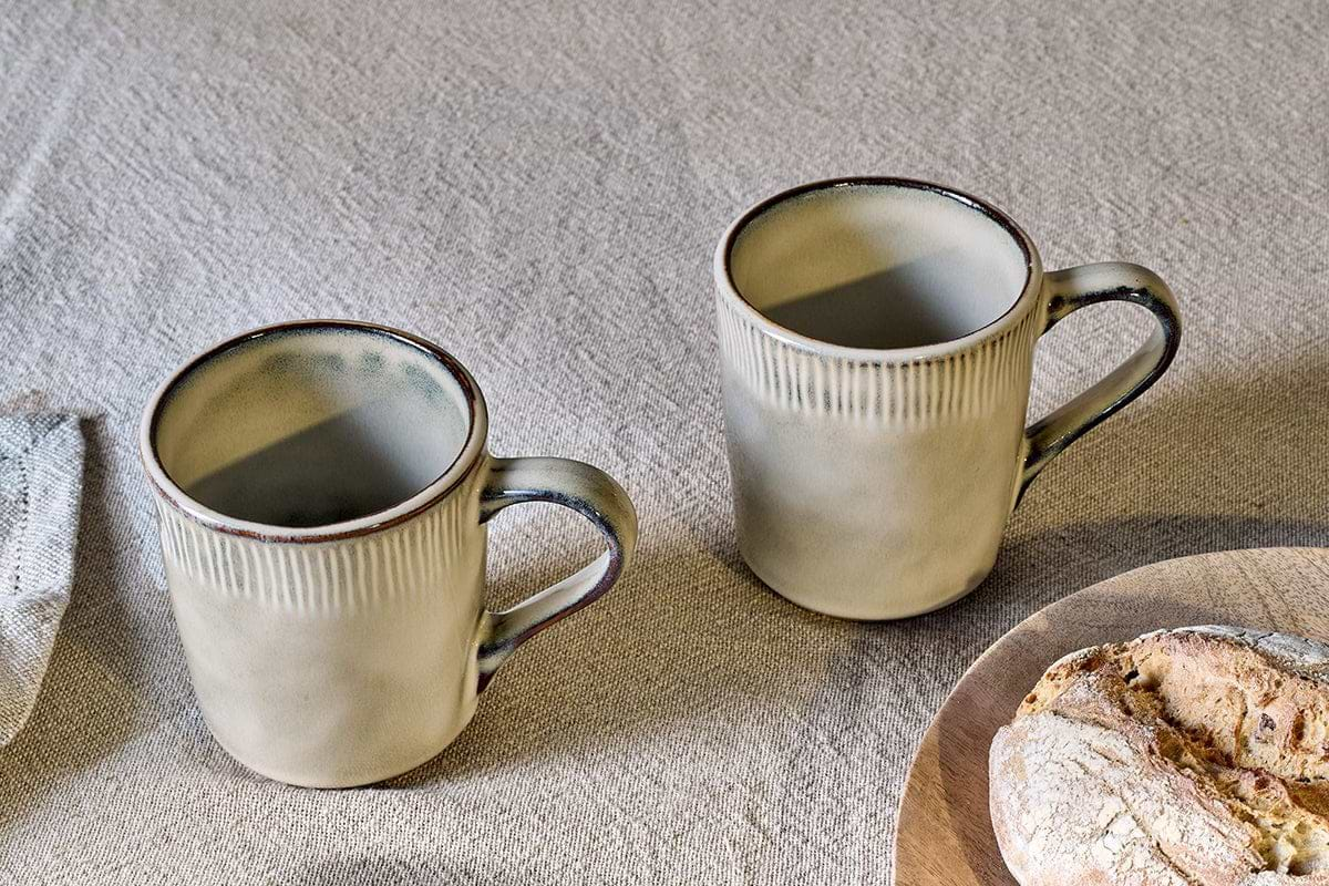 Nkuku - Malia Mug - Cream - (Set of 2)