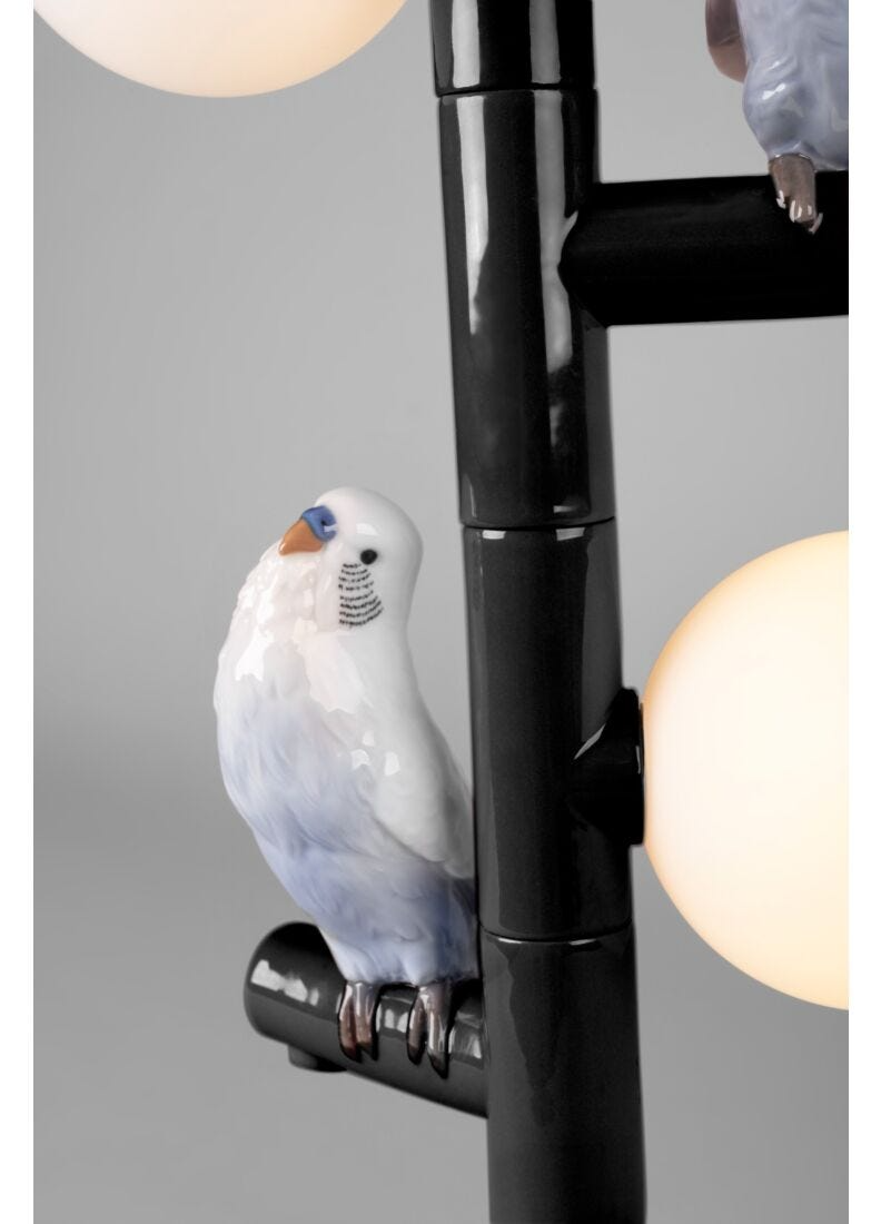 Lladró - Parrot Table Lamp - Black
