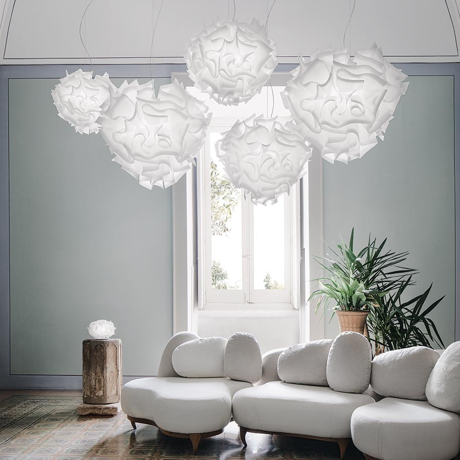 Slamp - Veli Suspension Lamp - Small - White