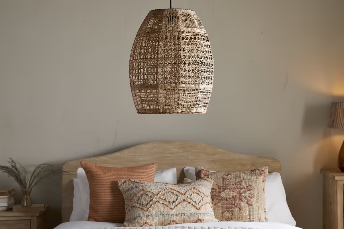 Nkuku - Shawa Rattan Lampshade - Natural