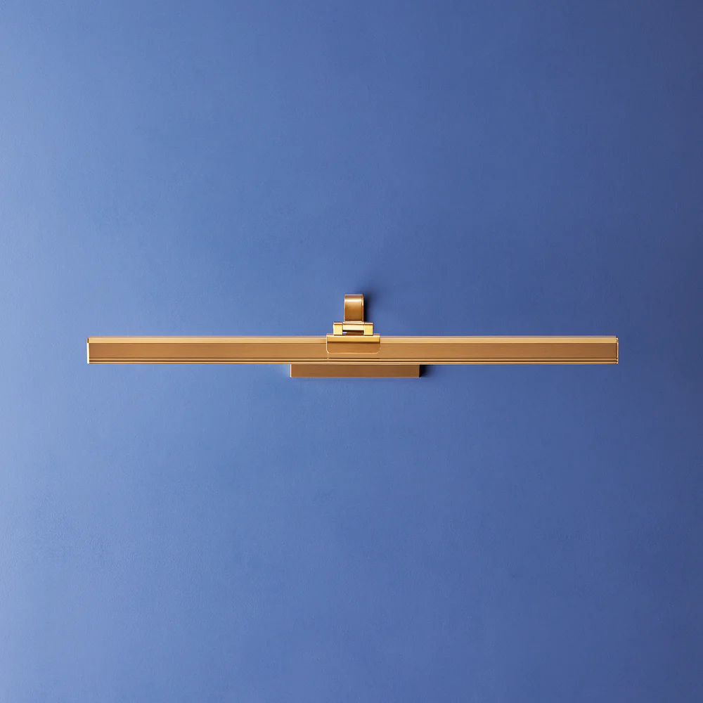 Pooky - Marcel Rechargeable Picture Light - Larger - Antique Brass Finish