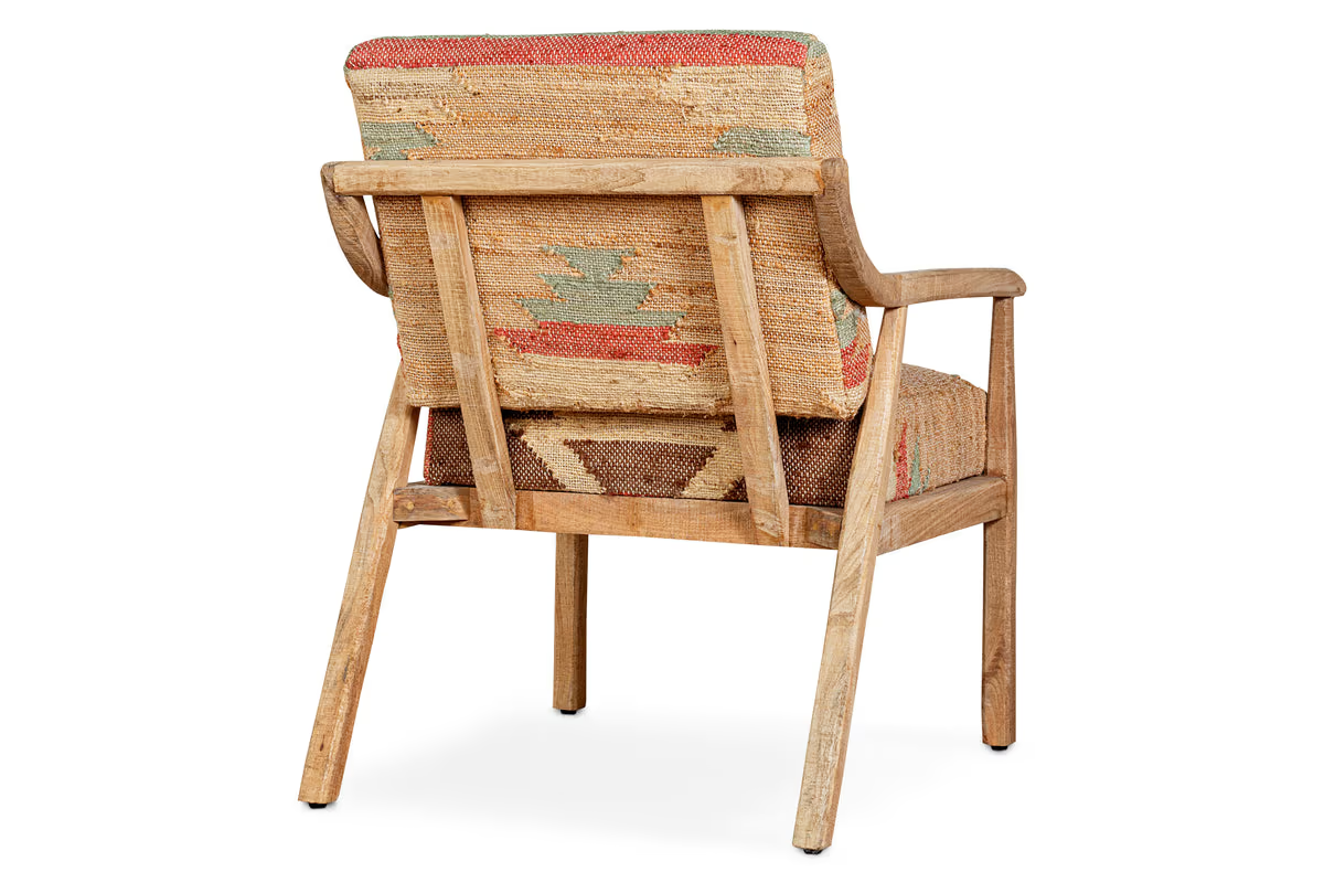 Nkuku - Kavya Kilim Occasional Armchair - Natural
