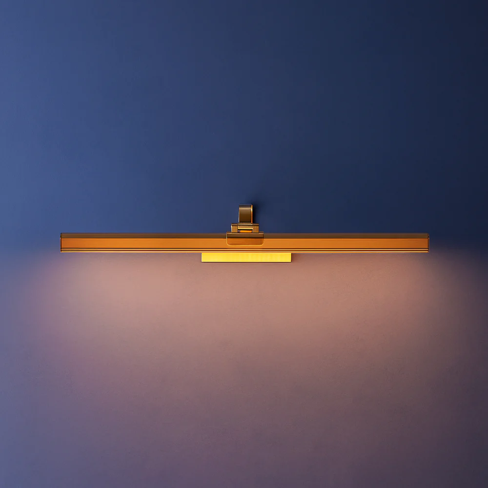 Pooky - Marcel Rechargeable Picture Light - Larger - Antique Brass Finish