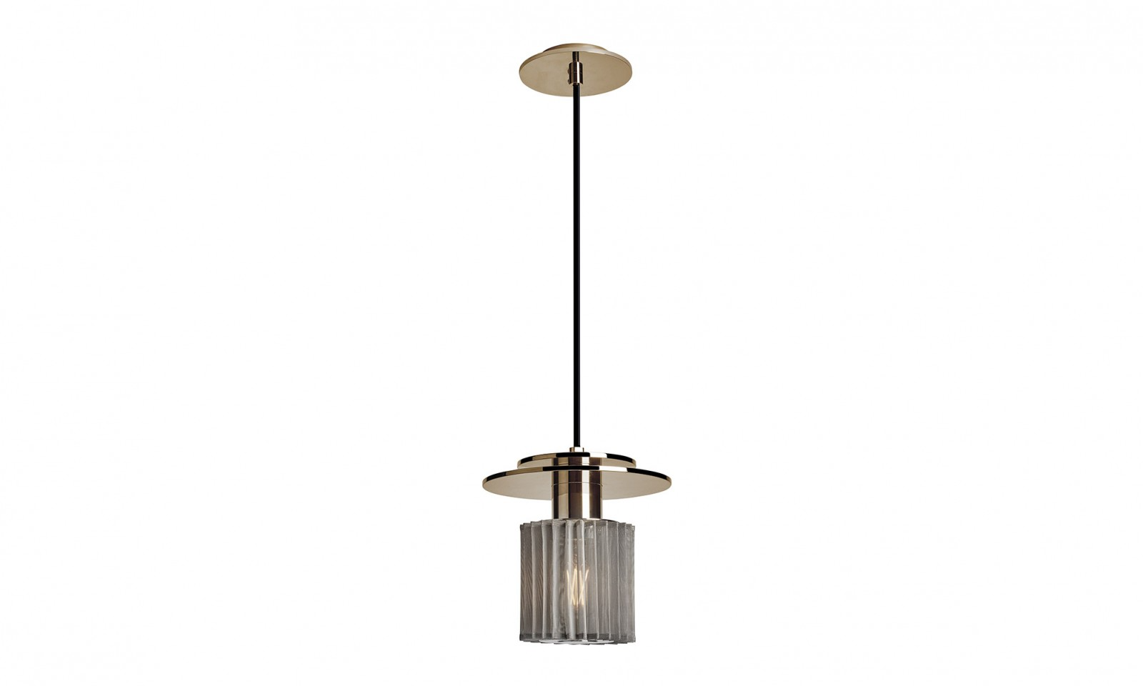 Dcw-Editions - In The Sun Pendant Lamp - Gold - Silver - 190MM