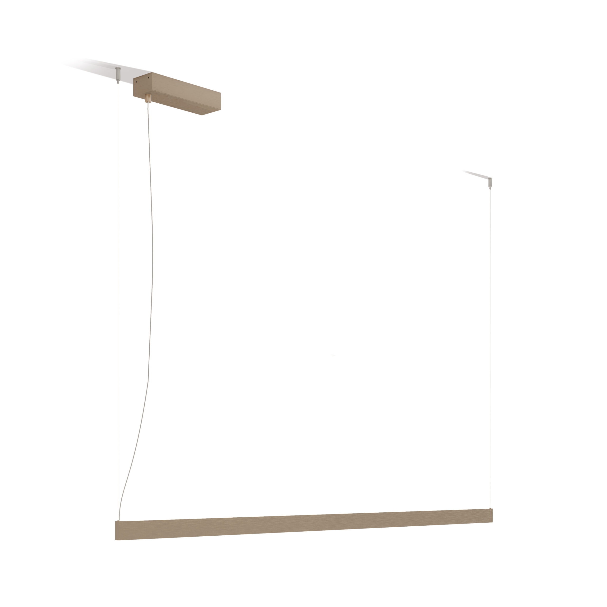 Contardi Lighting Fly Linear Light - l.120 - Satin Golden Nickel