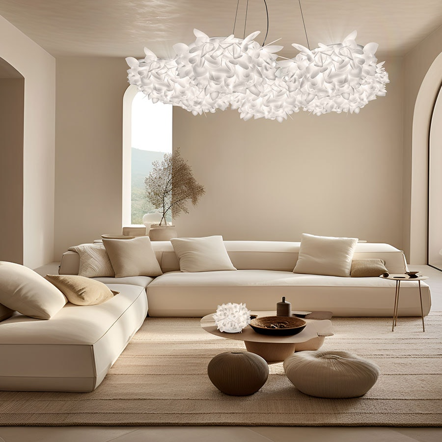 Slamp - Veli 7 Suspension Lamp - White