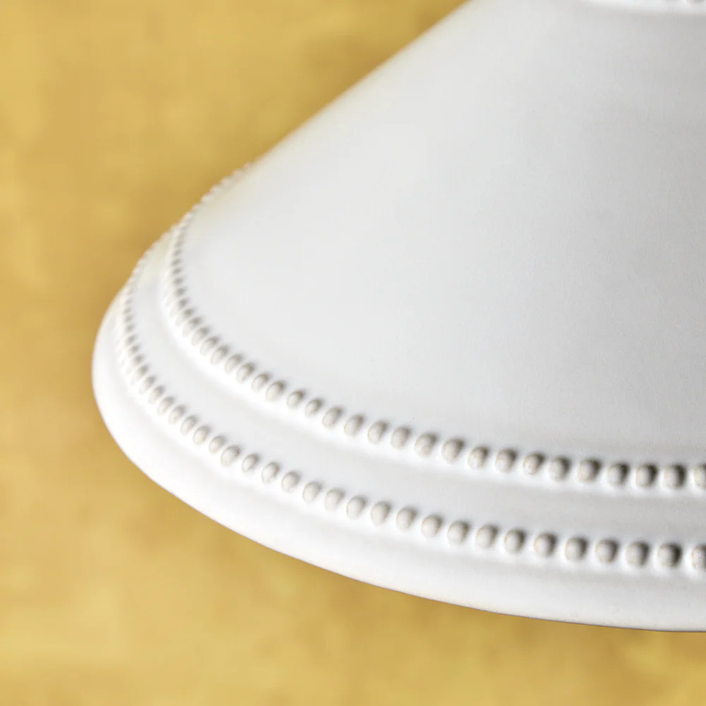 Pooky - Ted Ceramic Pendant Light Shade - Stone With Stone Interior