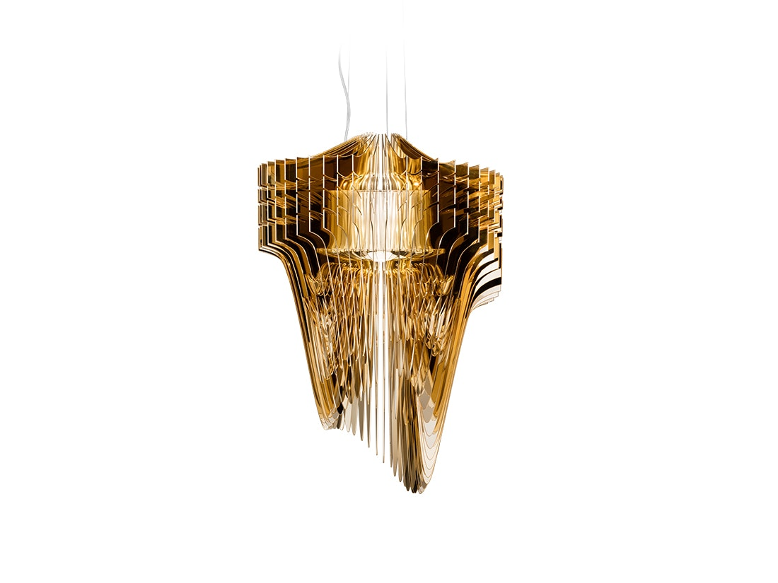 Slamp - Aria Suspension Lamp - Small - Gold