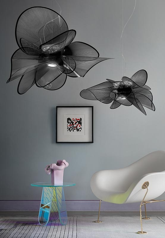 Slamp - La Belle Etoile Suspension Lamp - Large - Black