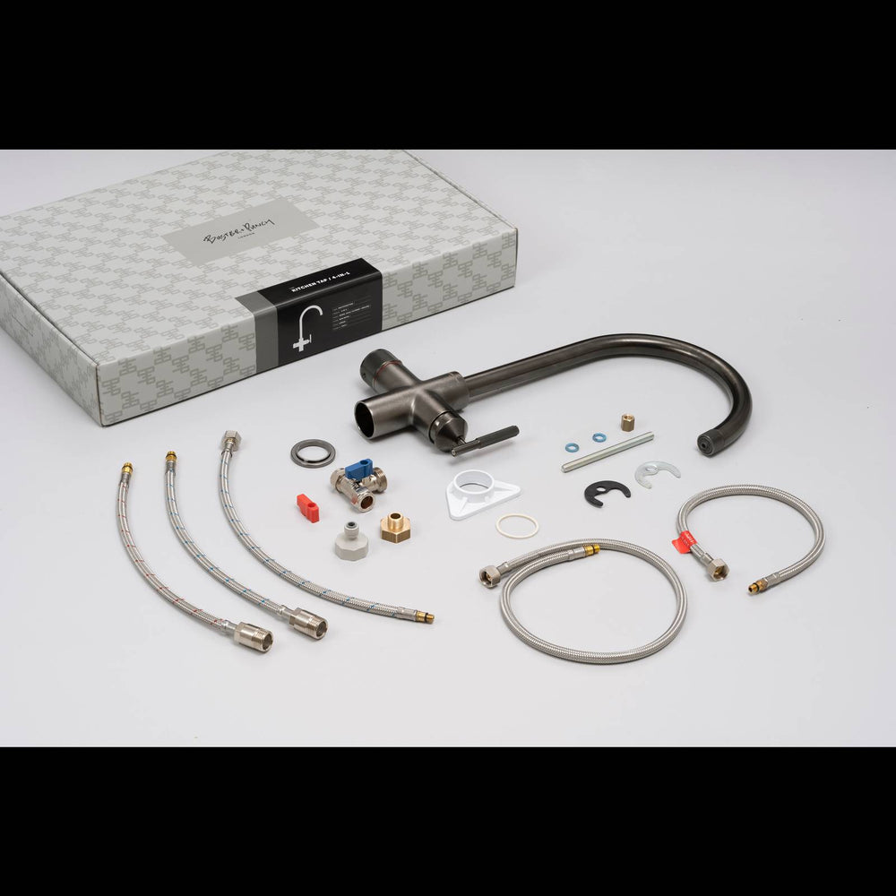 Buster & Punch - UK Kitchen Hot Tap Linear - 4 IN 1 - Steel