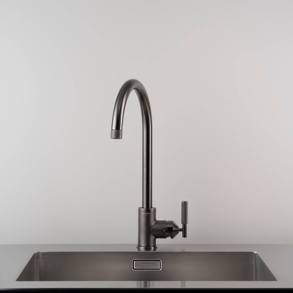 Buster & Punch - UK Kitchen Tap Cross - Mixer - Gun Metal