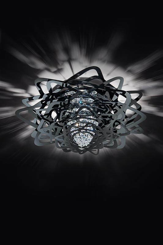 Slamp - Aurora Ceiling Lamp - Large - Black
