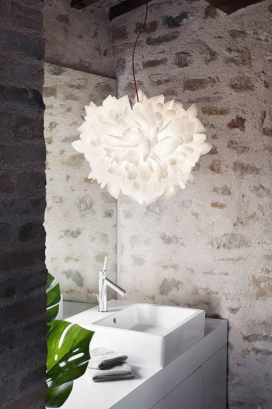 Slamp - Veli Foliage Suspension Lamp - Large - Red Wire