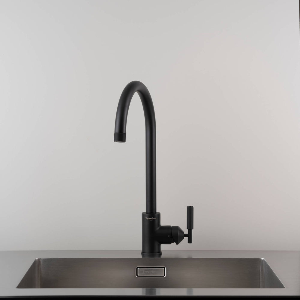 Buster & Punch - UK Kitchen Tap Cross - Mixer - Welder's Black
