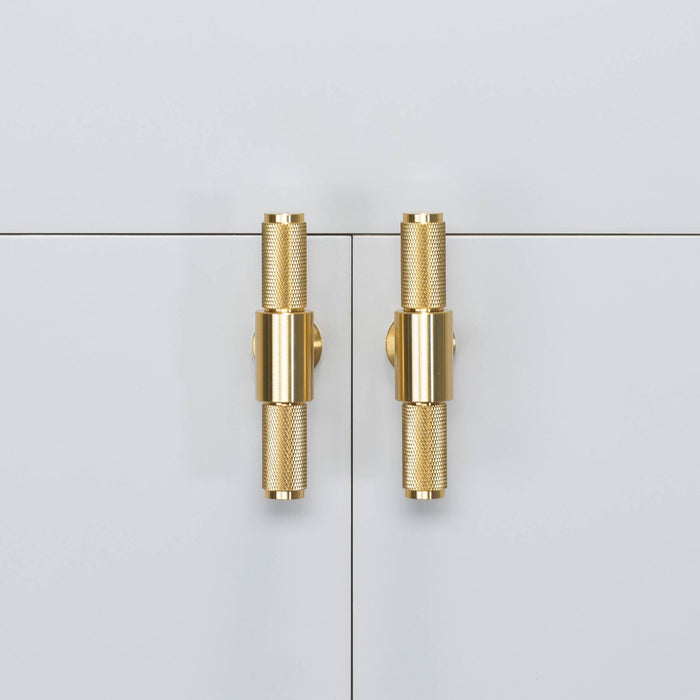 Buster & Punch - T-Bar Cross - Nude - Brass