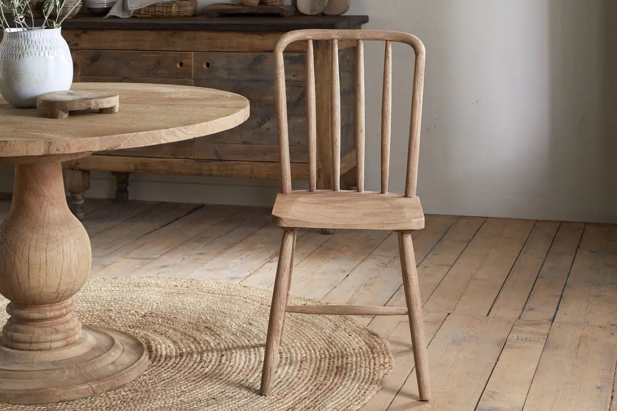 Nkuku - Om Mango Wood Dining Chair - Natural