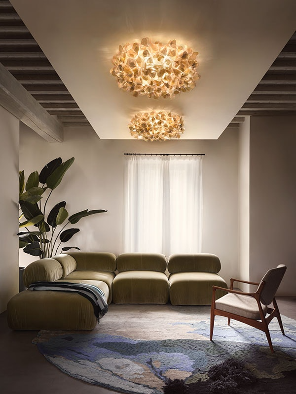 Slamp - Clizia Mama Non Mama Ceiling Lamp - Large - Gold