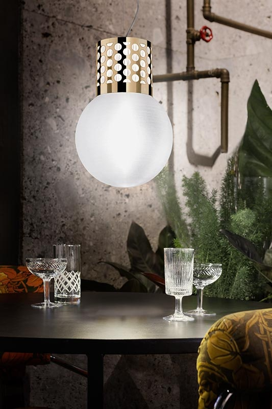 Slamp - Atmosfera Suspension Lamp - Gold