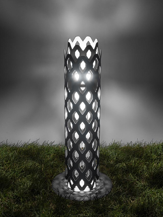 Slamp - Charlotte Outdoor Bollard Lamp - Anthracite