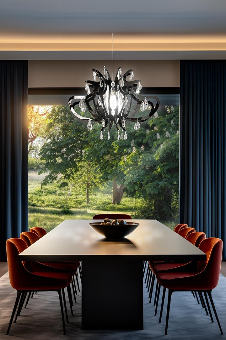 Slamp - Lillibet Suspension Lamp - Black
