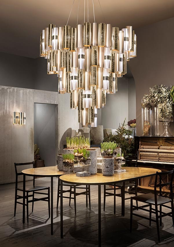 Slamp - La Lollona Suspension Lamp - 5XL - Gold