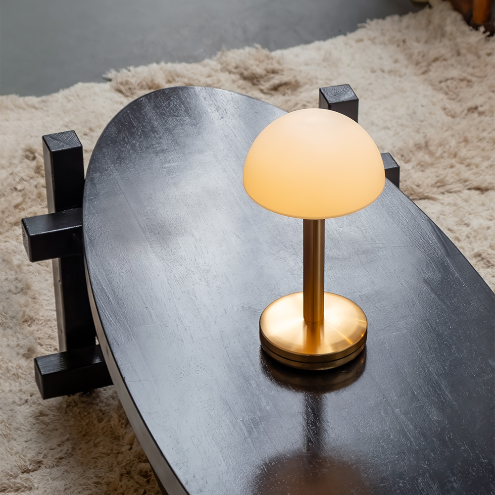 Humble Lights - Bug Table Light Gold Frosted