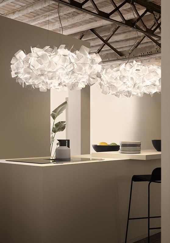 Slamp - Clizia Suspension Lamp - Small - White