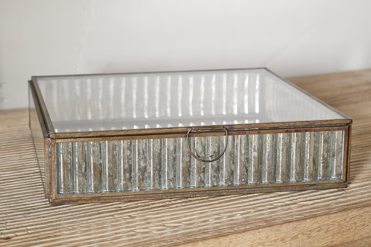 Nkuku - Malita Jewellery Box - Antique Brass