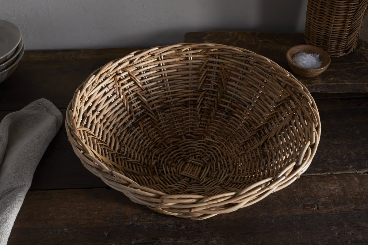 Nkuku - Bersama Rattan Fruit Bowl - Natural
