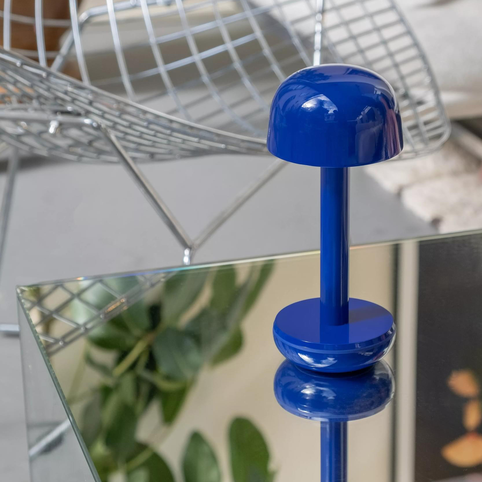 Humble Lights - Two Table Light Cobalt Blue