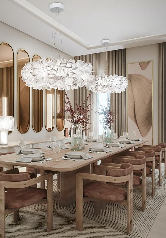 Slamp - Clizia Suspension Lamp - Large - Fumè
